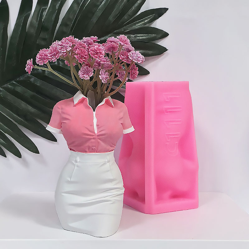 Florist Supply Vases - Professionele rok-vormige menselijk lichaam bloemenvaas siliconen