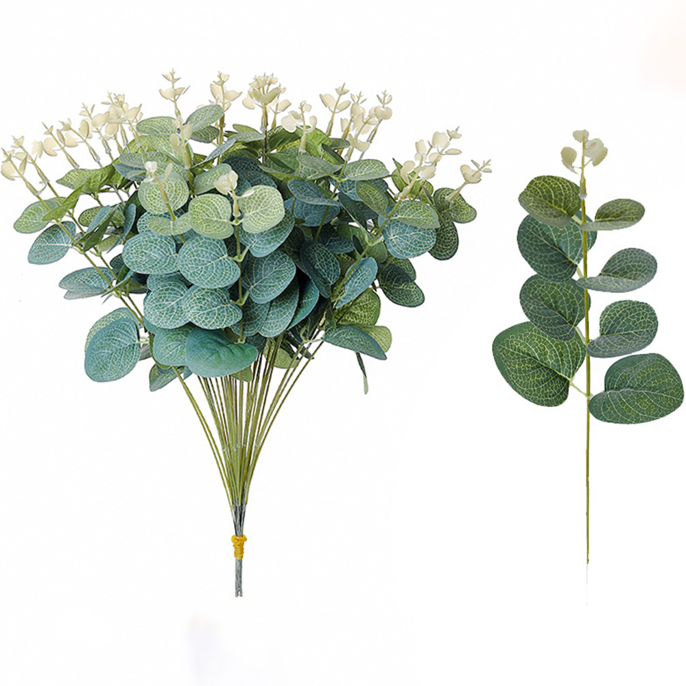 Florist Supply Vases - 20 STKS Nep Planten Zijde Eucalyptusblad