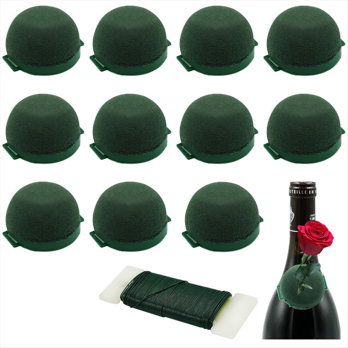 N14R Top 12 stuks bloemschuim, - Florist Flower Supply recensie en prijs