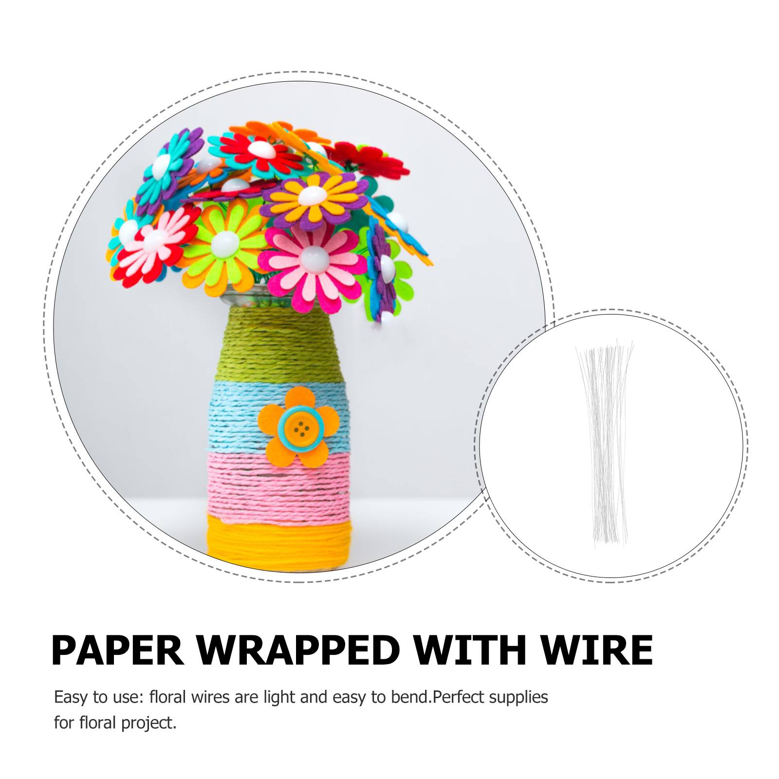 50 stuks papier bedekte ijzere - Florist Supply Bulk recensie en prijs